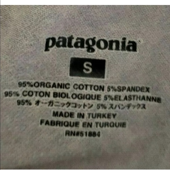 Patagonia Small Wrap V-Neck 3/4 Sleeve Keyhole - Picture 3 of 5